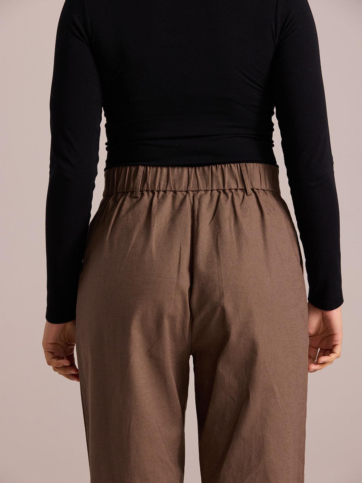 Tailored Pant in Linen blend - PRUIJN_ECOMM_LOOK15_028