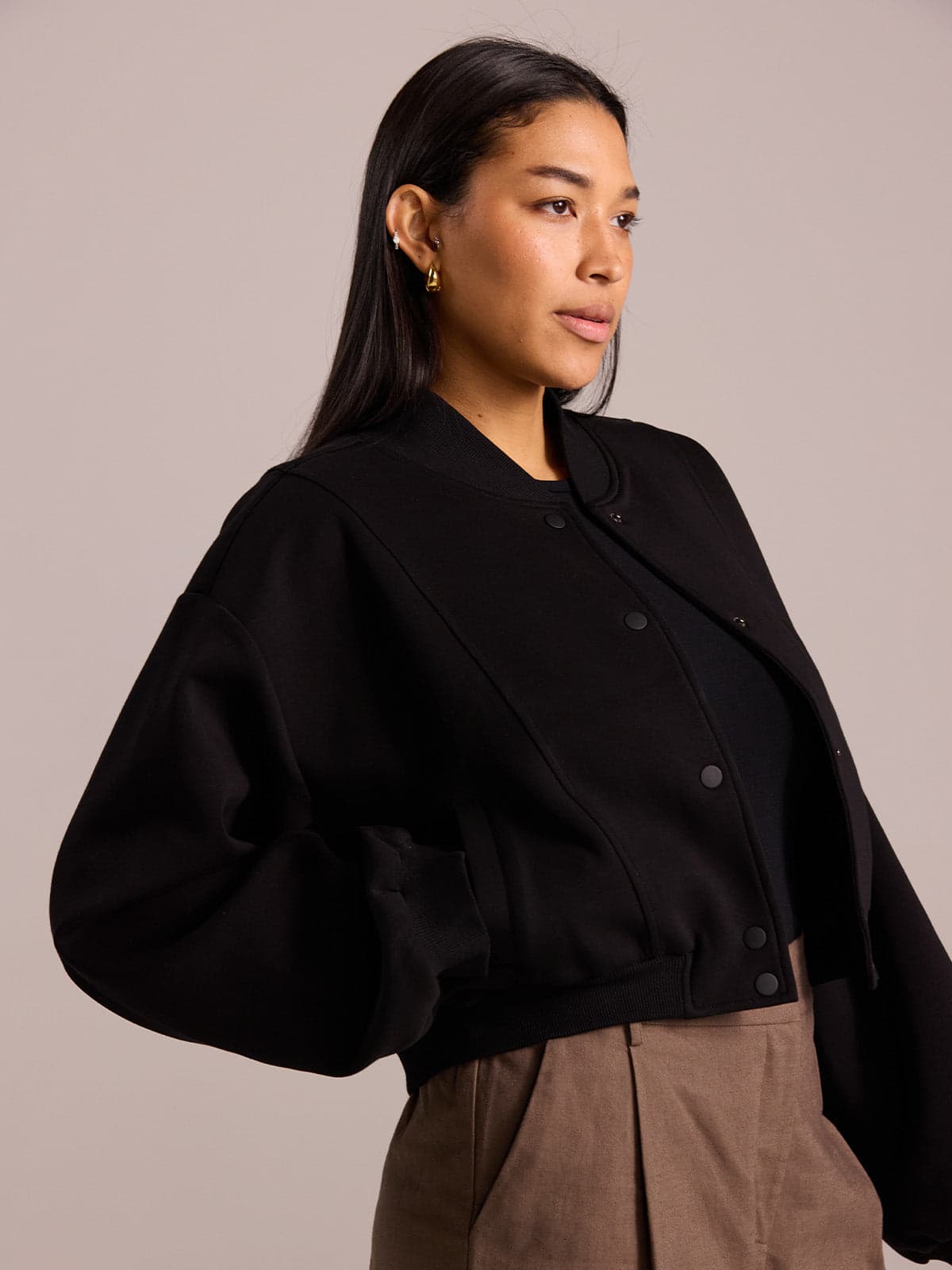 Cropped Bomber - PRUIJN_ECOMM_LOOK15_042_1c16a511-f504-4e54-a71e-a08f218950ef