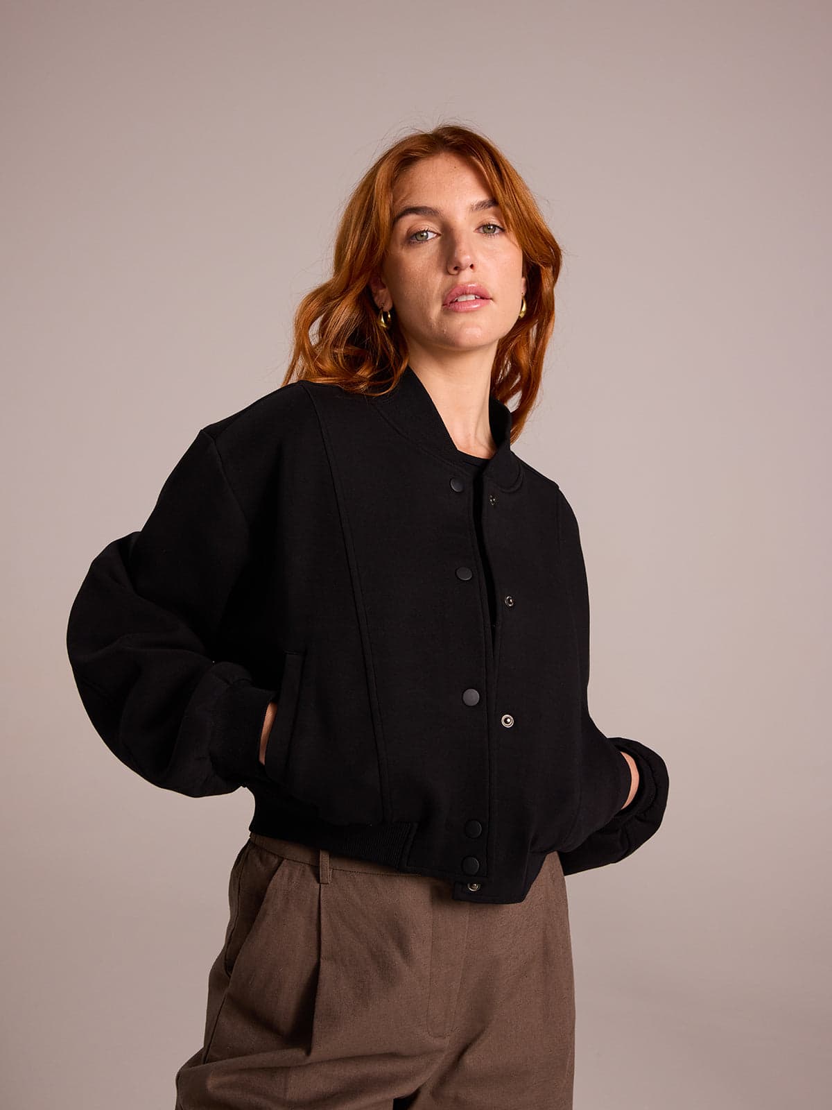 Cropped Bomber - PRUIJN_ECOMM_LOOK16_026_500df15b-a636-4dc7-aa35-e15a93c75730